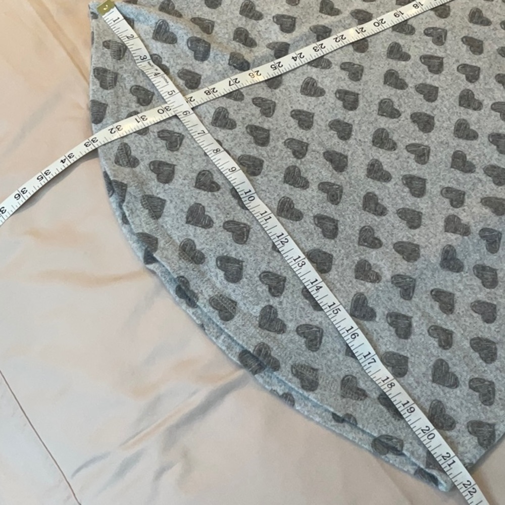 Women’s Gray Heart Pattern Pyjama / Small - Picture 10 of 11